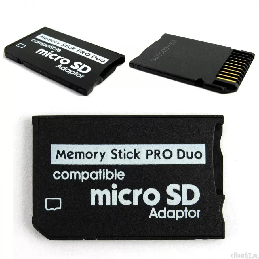     microSD -> Memory Stick PRO Duo